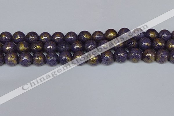 CMJ998 15.5 inches 10mm round Mashan jade beads wholesale