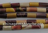 CMK104 15.5 inches 6*11mm tube mookaite beads wholesale