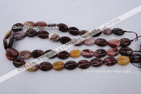 CMK141 15.5 inches 13*18mm oval mookaite beads wholesale