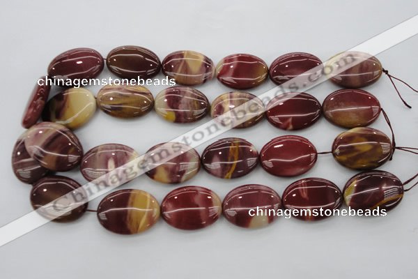 CMK143 15.5 inches 22*30mm oval mookaite beads wholesale