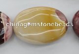 CMK144 15.5 inches 25*35mm oval mookaite beads wholesale