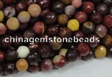 CMK16 15.5 inches 6mm faceted round mookaite beads wholesale