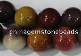 CMK206 15.5 inches 14mm round mookaite gemstone beads wholesale