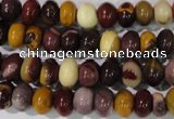 CMK220 15.5 inches 5*8mm rondelle mookaite gemstone beads