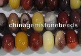 CMK222 15.5 inches 8*12mm rondelle mookaite gemstone beads