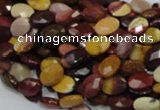 CMK23 15.5 inches 10*14mm faceted oval mookaite beads wholesale