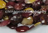 CMK25 15.5 inches 15*20mm faceted oval mookaite beads wholesale