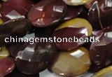 CMK27 15.5 inches 22*30mm faceted oval mookaite beads wholesale