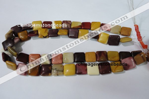 CMK271 15.5 inches 15*15mm square mookaite gemstone beads