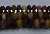 CMK300 15.5 inches 4*6mm rondelle matte mookaite beads wholesale