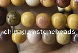 CMK330 15.5 inches 4mm round mookaite beads wholesale