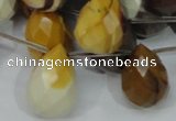 CMK36 15.5 inches 18*25mm faceted teardrop mookaite beads wholesale