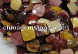 CMK40 15.5 inches 10*10mm faceted square mookaite beads wholesale