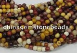 CMK56 15.5 inches 4mm round mookaite gemstone beads wholesale