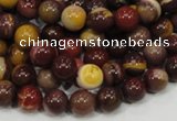 CMK58 15.5 inches 8mm round mookaite gemstone beads wholesale