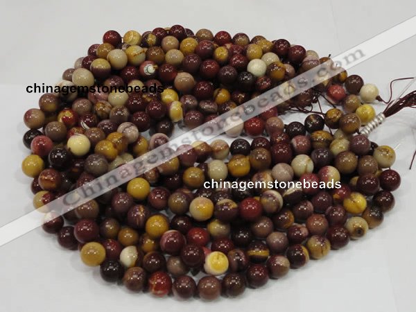 CMK58 15.5 inches 8mm round mookaite gemstone beads wholesale