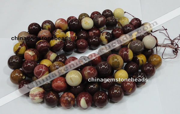 CMK61 15.5 inches 20mm round mookaite gemstone beads wholesale