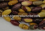 CMK65 15.5 inches 8*16mm rice mookaite gemstone beads wholesale