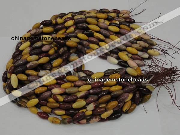 CMK66 15.5 inches 10*20mm rice mookaite gemstone beads wholesale