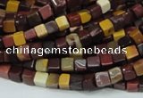 CMK68 15.5 inches 4*4mm cube mookaite gemstone beads wholesale