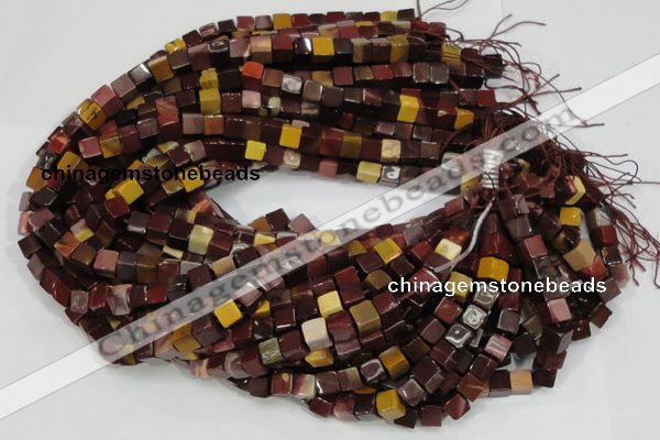 CMK70 15.5 inches 8*8mm cube mookaite gemstone beads wholesale