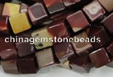 CMK71 15.5 inches 10*10mm cube mookaite gemstone beads wholesale