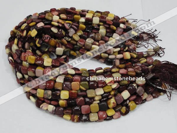 CMK77 15.5 inches 10*10mm square mookaite gemstone beads wholesale