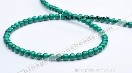 CMN02 A grade 4mm round natural malachite beads wholesale