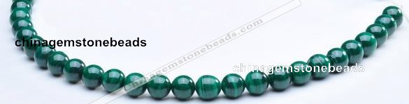 CMN05 8mm round A grade natural malachite beads wholesale