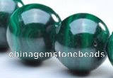 CMN06 10mm round A grade natural malachite  beads wholesale