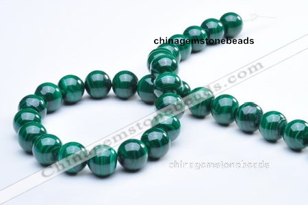 CMN07 12mm round A grade natural malachite beads Wholesale