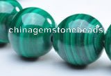 CMN08 14mm A grade round natural malachite beads wholesale