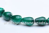 CMN09 A grade 5*7mm teardrop natural malachite beads Wholesale