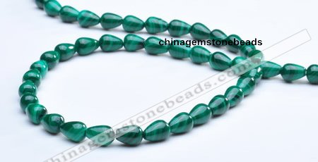 CMN09 A grade 5*7mm teardrop natural malachite beads Wholesale