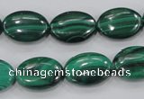 CMN103 15.5 inches 12*16mm oval natural malachite beads wholesale