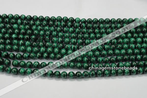 CMN151 AA grade 8mm round natural malachite beads Wholesale