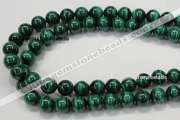 CMN156 AA grade 18mm round natural malachite beads Wholesale