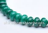 CMN16 A grade 4*6mm roundel natural malachite beads Wholesale