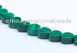 CMN18 A grade 3*6mm heart natural malachite beads Wholesale