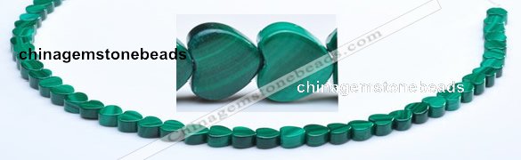 CMN18 A grade 3*6mm heart natural malachite beads Wholesale