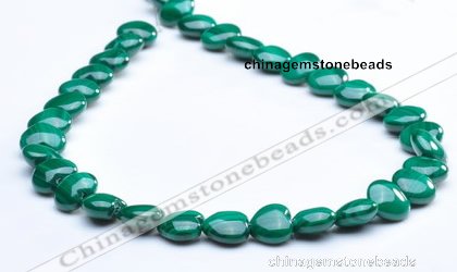 CMN19 A grade 4*8mm heart natural malachite beads Wholesale