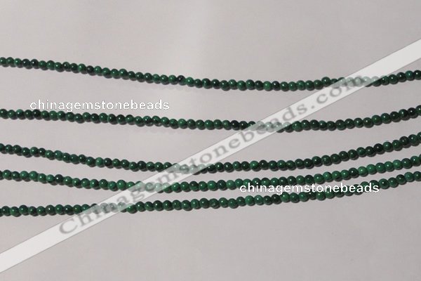 CMN200 15.5 inches 2mm round natural malachite beads wholesale