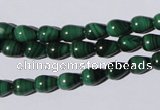 CMN217 15.5 inches 6*8mm teardrop natural malachite beads wholesale