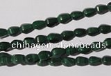 CMN228 15.5 inches 4*6mm faceted teardrop natural malachite beads