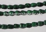 CMN229 15.5 inches 5*7mm faceted teardrop natural malachite beads