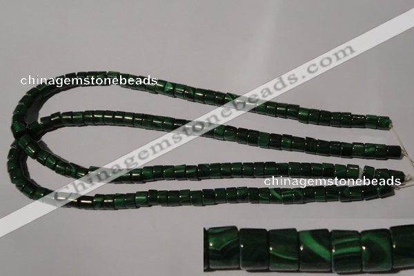 CMN236 15.5 inches 5*7mm heishi natural malachite beads wholesale