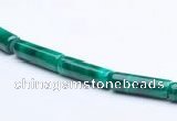 CMN24 5*13mm column shape A grade natural malachite beads