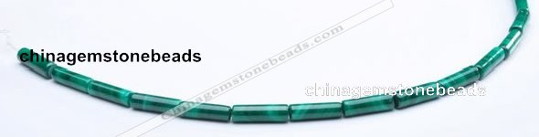 CMN24 5*13mm column shape A grade natural malachite beads