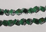 CMN245 15.5 inches 4*4mm cube natural malachite beads wholesale