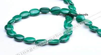 CMN26 A grade 8*10mm oval shape natural malachite beads